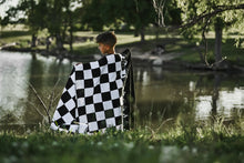 Load image into Gallery viewer, Checker Flame Beach Towel
