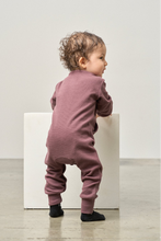 Load image into Gallery viewer, Waffle Romper - Huckleberry
