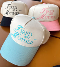 Load image into Gallery viewer, Tired As A Mother. Vintage Trucker Hat
