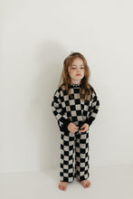 Load image into Gallery viewer, Knit Pant Set | Black Checkerboard
