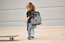 Load image into Gallery viewer, Checker Flames Mid-Size Backpack
