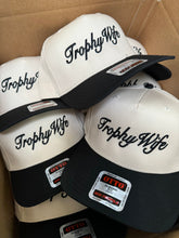 Load image into Gallery viewer, Trophy Wife - Black Vintage Trucker Hat
