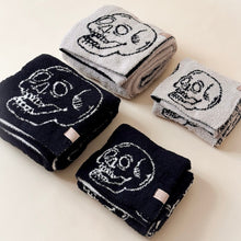 Load image into Gallery viewer, Skull &amp; Peace Signs | Plush Blanket
