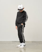 Load image into Gallery viewer, Side Checkered Pullover - Black
