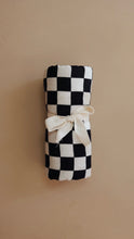 Load image into Gallery viewer, Black Checkerboard | Swaddle
