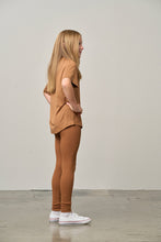 Load image into Gallery viewer, Ribbed Legging - Chestnut
