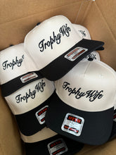 Load image into Gallery viewer, Trophy Wife - Black Vintage Trucker Hat
