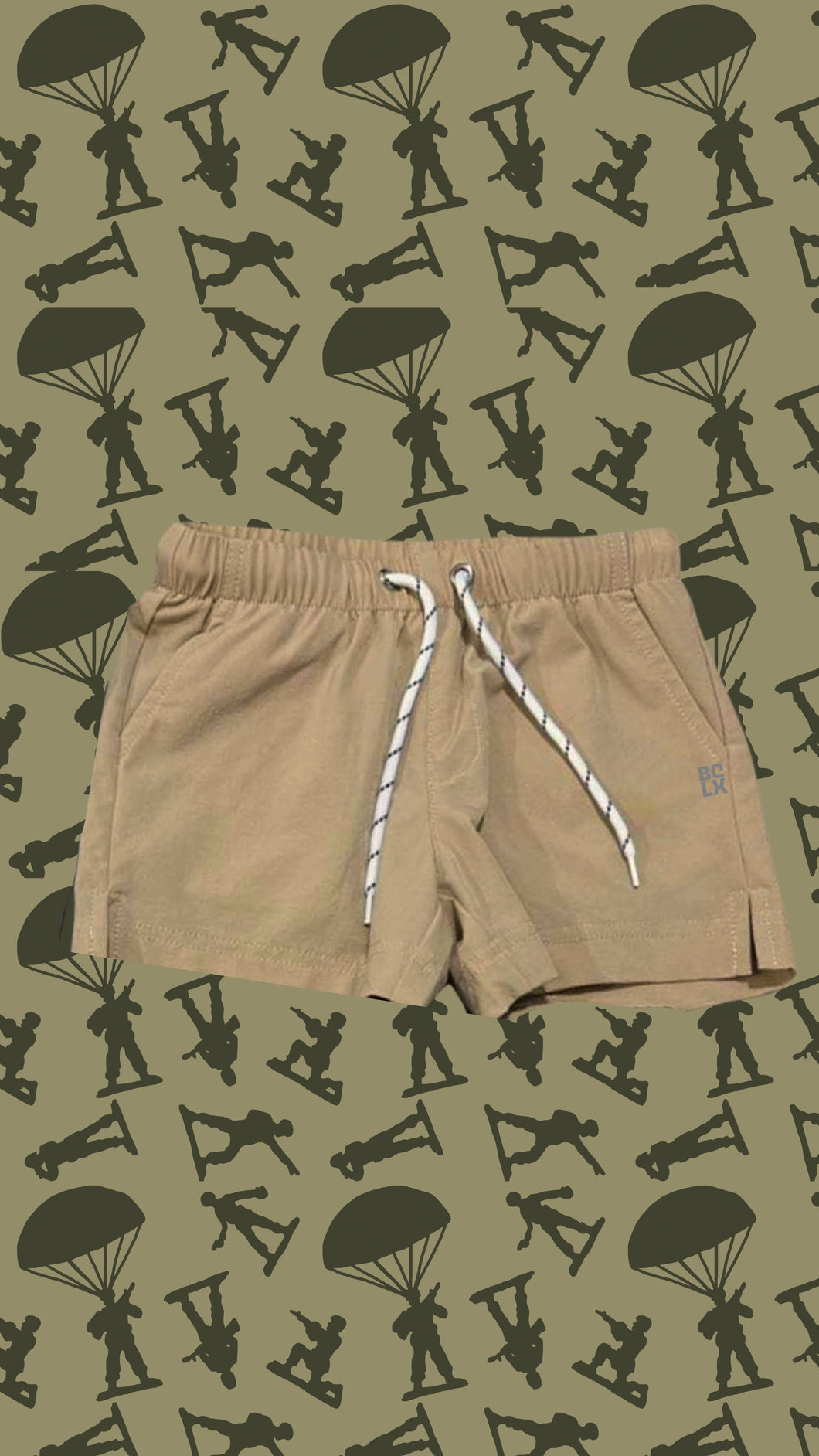 PREORDER Khaki + Army Men Hybrid Shorts