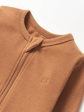 Load image into Gallery viewer, 2-Way Zip Romper- Chestnut
