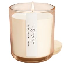 Load image into Gallery viewer, Pumpkin Spice Soy Candle - Tinted Glass Jar - 12 oz
