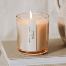 Load image into Gallery viewer, Weekend Soy Candle - Tinted Glass Jar - 12 oz
