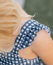Load image into Gallery viewer, Navy Gingham One-Piece
