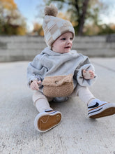 Load image into Gallery viewer, TAN CHECKERED BEANIE
