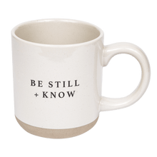 Load image into Gallery viewer, Be Still and Know 14oz. Stoneware Coffee Mug
