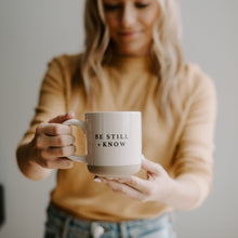 Load image into Gallery viewer, Be Still and Know 14oz. Stoneware Coffee Mug
