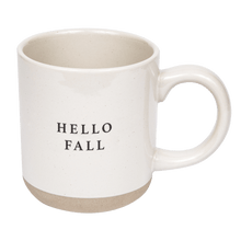 Load image into Gallery viewer, Hello Fall 14oz. Stoneware Coffee Mug
