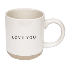 Load image into Gallery viewer, Love You 14oz. Stoneware Coffee Mug
