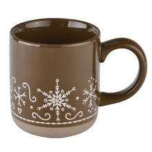 Load image into Gallery viewer, Gingerbread 14oz. Stoneware Coffee Mug
