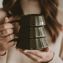 Load image into Gallery viewer, Green Tree 17oz. Figurine Coffee Mug
