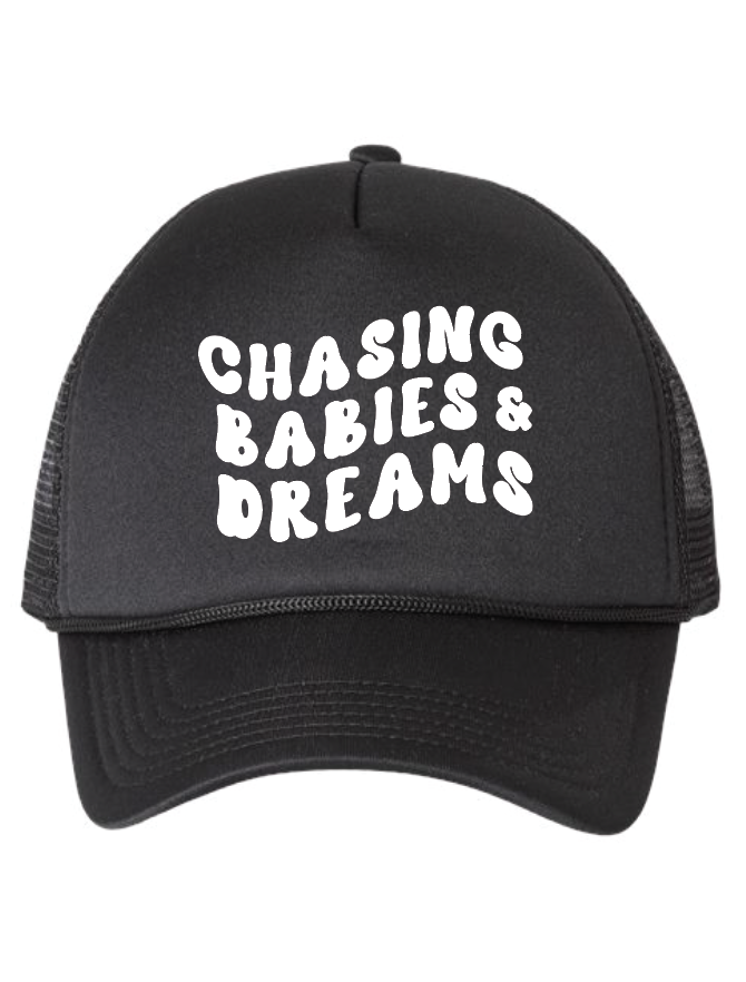 Chasing Babies & Dreams or Jesus Trucker Hat