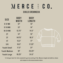 Load image into Gallery viewer, Sis Chenille Child Waffle Sleeve Crewneck - Faded Autumn
