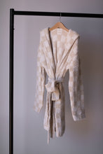 Load image into Gallery viewer, Children&#39;s Robe | Cream Checkerboard
