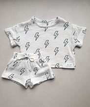 Load image into Gallery viewer, 100% Muslin Cotton Short Set - Lightning Fast
