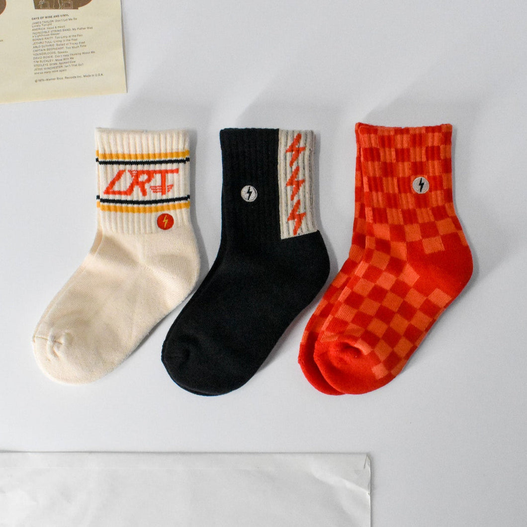 3-PACK SOCKS - RETROGRADE