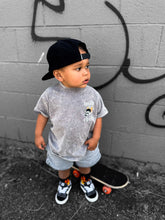Load image into Gallery viewer, Grey acid wash logo tee
