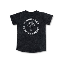 Load image into Gallery viewer, FOREVER STOKED BLACK TEE (Coming soon)
