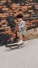 Load image into Gallery viewer, Grey Acid Wash Sweat Shorts
