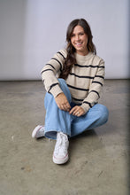 Load image into Gallery viewer, Women&#39;s Knit Sweater - Pinstripe
