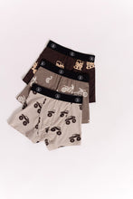 Load image into Gallery viewer, Bamboo Boxers (3 Pack) | Dirt Bike, Bulldozer &amp; Monster Truck
