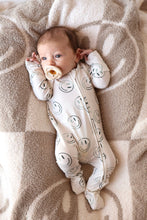 Load image into Gallery viewer, Bamboo Zip Pajama | Green Smiles

