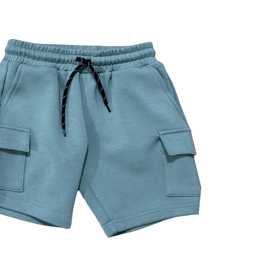 PREORDER: LUXE Cargo Shorts (Baby Blue)