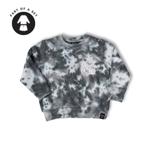 Load image into Gallery viewer, TAKE IT EASY TIE-DYE CREWNECK // CHARCOAL (coming soon)
