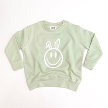Load image into Gallery viewer, Bunny Happy Face Child Crewneck
