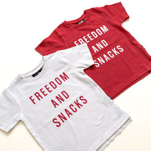 Load image into Gallery viewer, Freedom and Snacks Acid Wash Tee - Neutral
