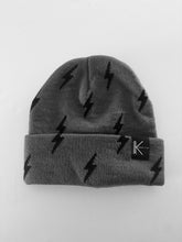 Load image into Gallery viewer, Charcoal Bolt Beanie
