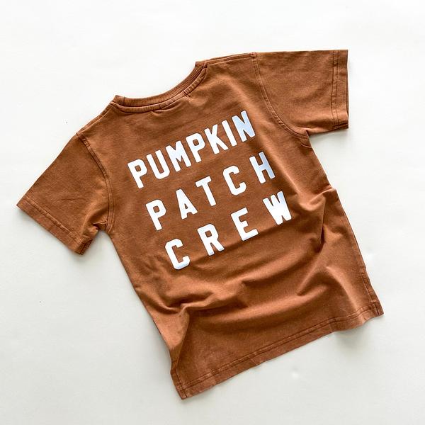 Pumpkin Patch Crew Acid Wash Tee