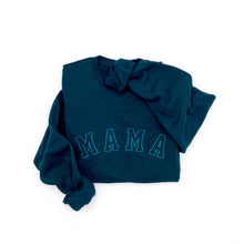 Load image into Gallery viewer, Mama Crewneck Sweatshirt - Embroidered Varsity Design
