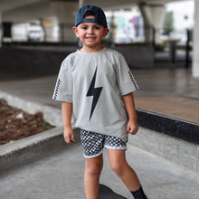 Load image into Gallery viewer, LIMITED EDITION SPARK SHORT SLEEVE RACER TEE - VINTAGE GRAY
