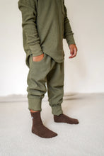Load image into Gallery viewer, Matcha Waffle Joggers
