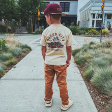 Load image into Gallery viewer, QUEEN CITY GARAGE TEE - VINTAGE CREAM
