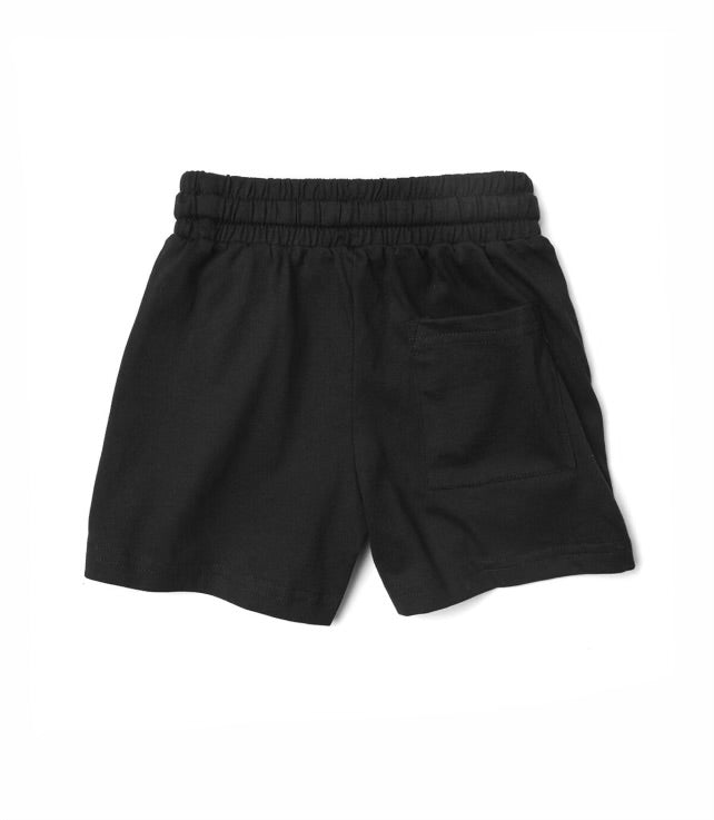 Luxe Lotus Relaxed Fit Boxer Short - Black