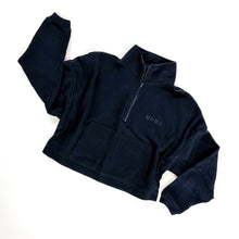 Load image into Gallery viewer, Mama On Trend Tonal Quarter Zip
