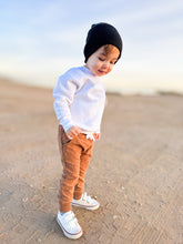 Load image into Gallery viewer, ORGANIC COTTON JOGGERS - ALMOND
