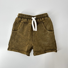 Load image into Gallery viewer, [PRE-ORDER] VINTAGE WASH SHORTS - ARMY GREEN
