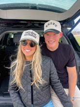 Load image into Gallery viewer, Sorry about my Husband / Wife Vintage Trucker Hat
