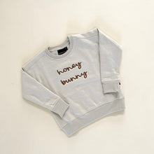 Load image into Gallery viewer, Honey Bunny Embroidered Child Comfort Crewneck
